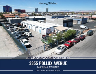 Plus de détails pour 3355 Pollux Ave, Las Vegas, NV - Industriel/Logistique à vendre