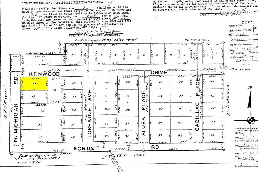 4500 N Michigan Ave, Saginaw, MI à vendre - Plan cadastral – Image 2 sur 16