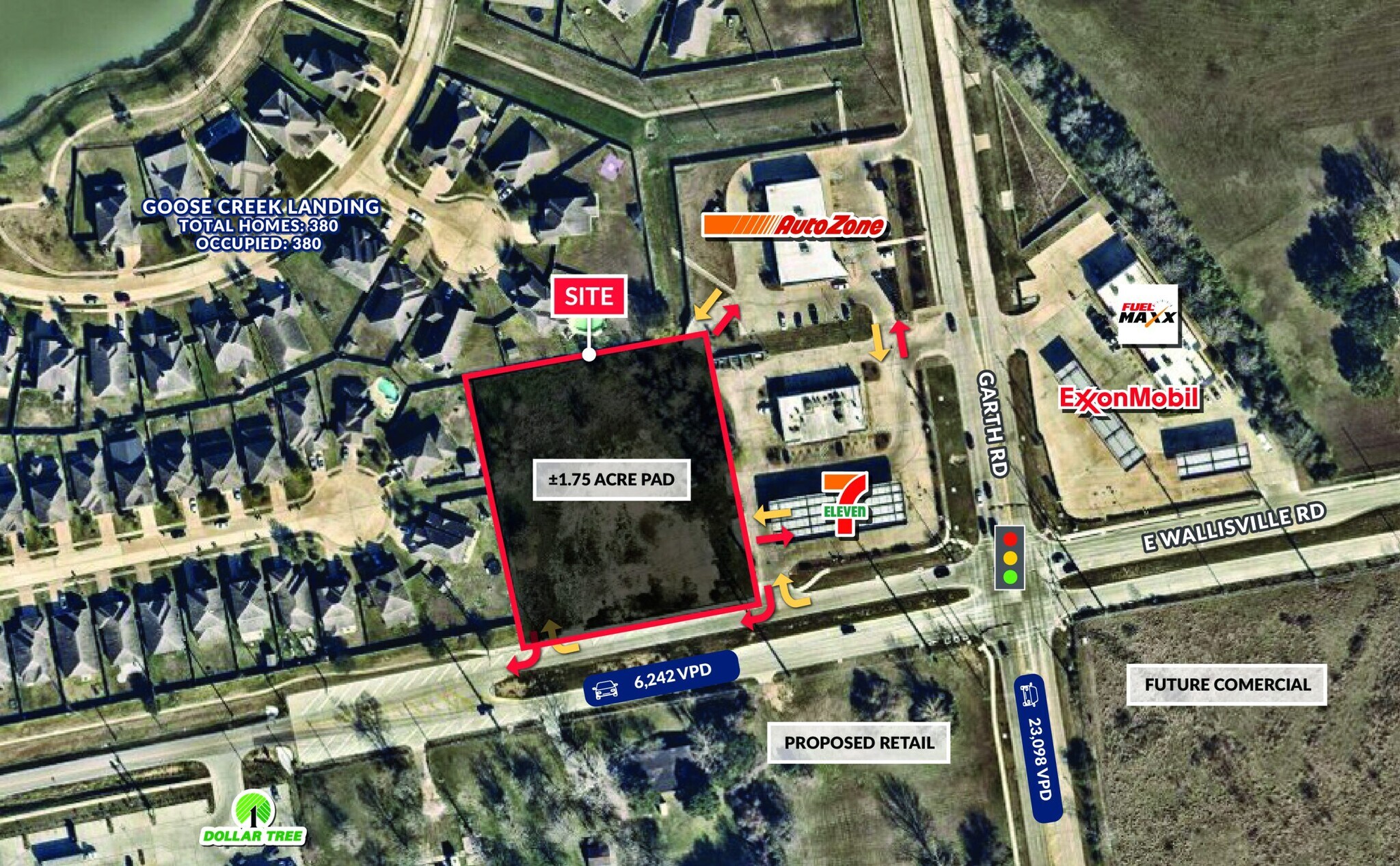 NWC Wallisville Rd & Garth Rd, Baytown, TX à louer Photo principale– Image 1 sur 3