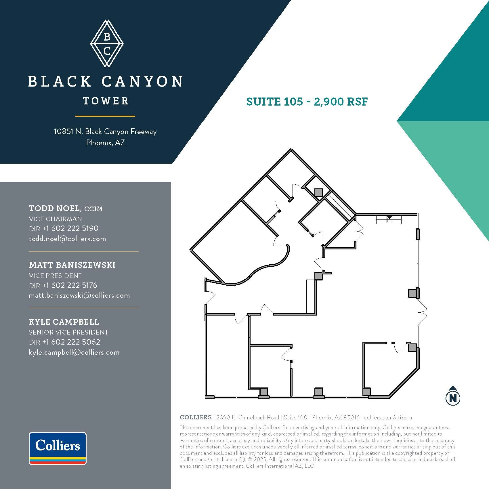 10851 N Black Canyon Hwy, Phoenix, AZ à louer Plan d’étage– Image 1 sur 1