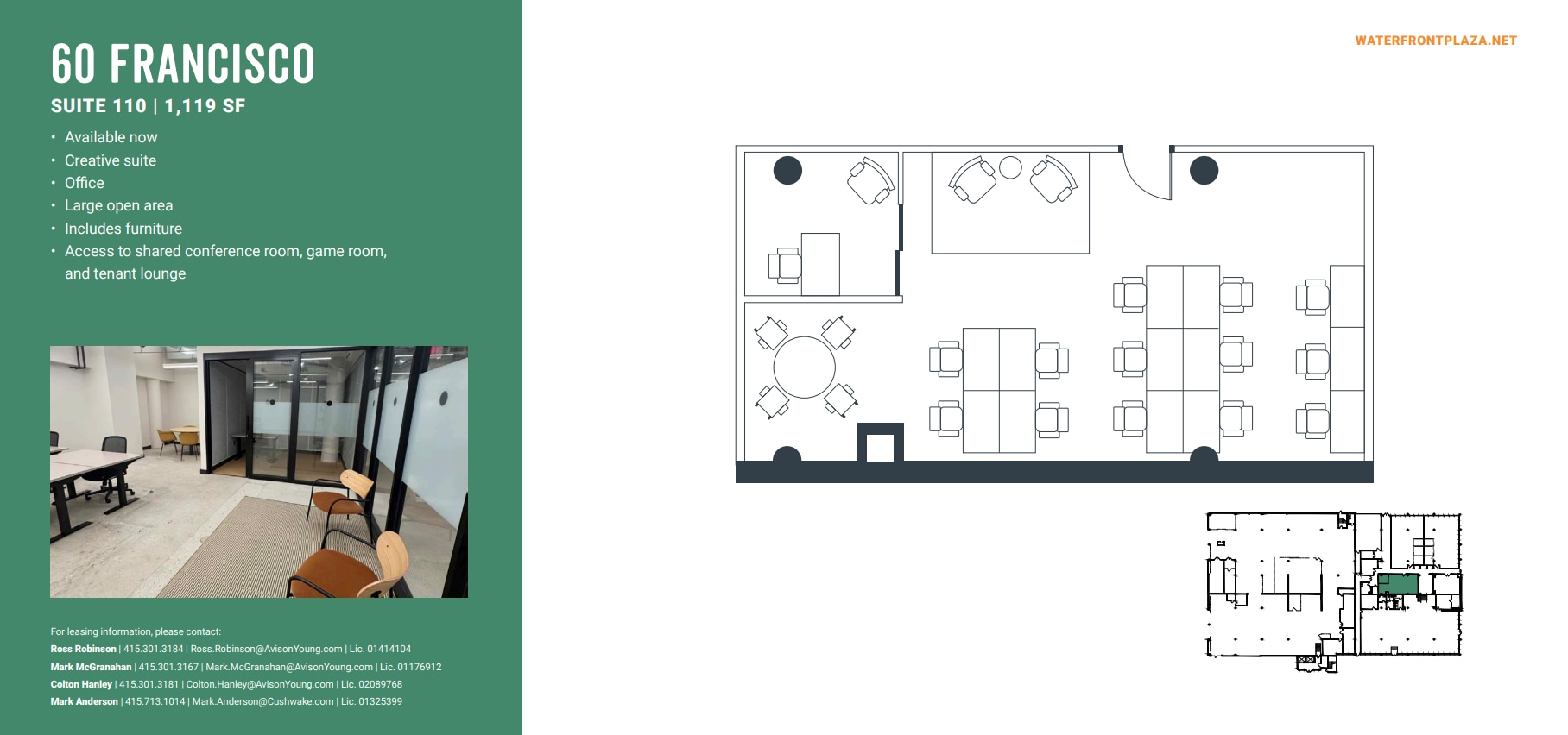 1700 Montgomery St, San Francisco, CA à louer Plan d’étage– Image 1 sur 1