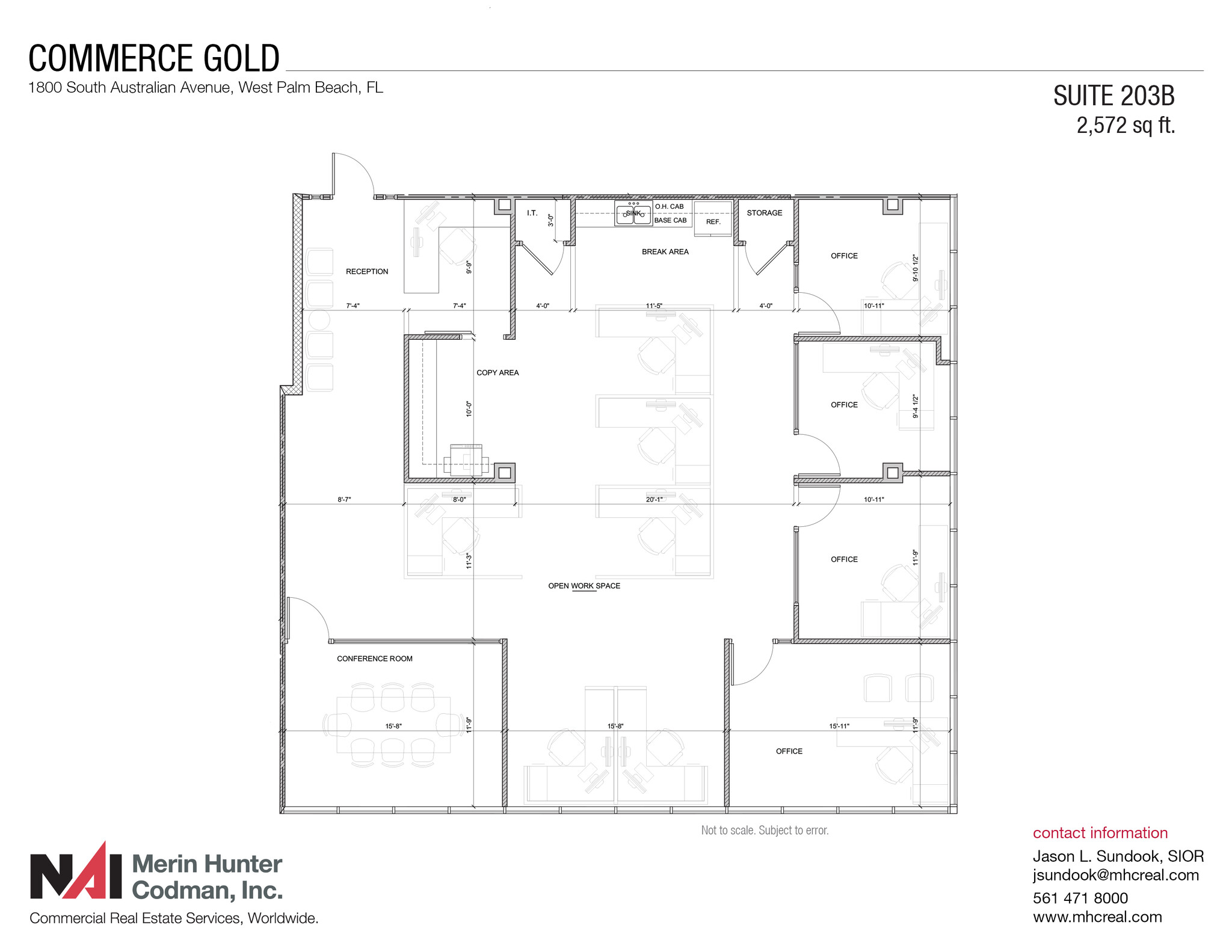 1800 S Australian Ave, West Palm Beach, FL à louer Plan d’étage– Image 1 sur 3