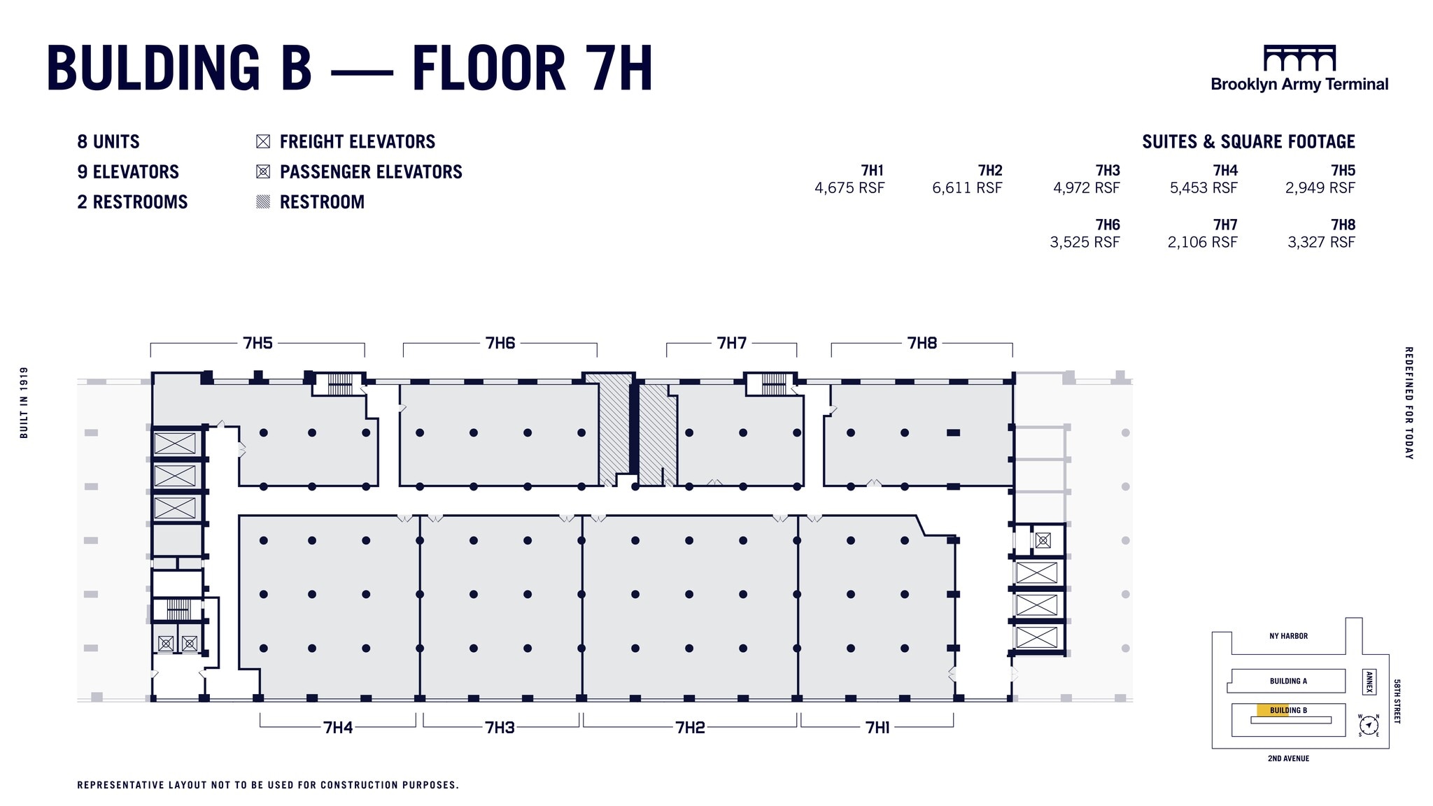 140 58th St, Brooklyn, NY à louer Plan de site– Image 1 sur 10