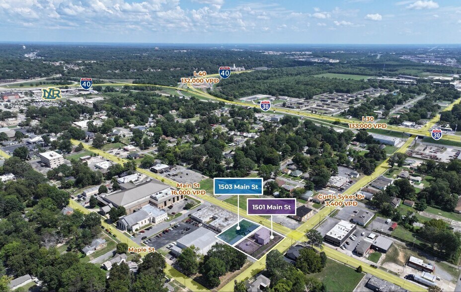 1501-1503 Main St, North Little Rock, AR à vendre - Photo de l’immeuble – Image 2 sur 7