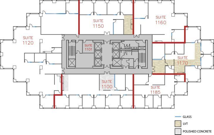 300 Spectrum Center Dr, Irvine, CA à louer Plan d’étage– Image 1 sur 8