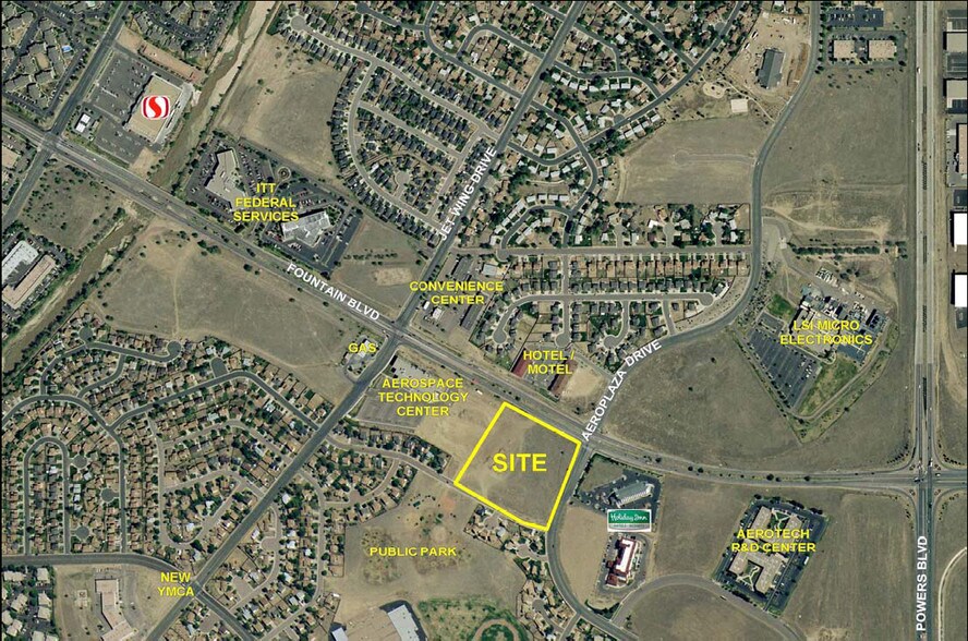 0 Fountain Blvd, Colorado Springs, CO à vendre - Aérien – Image 2 sur 7