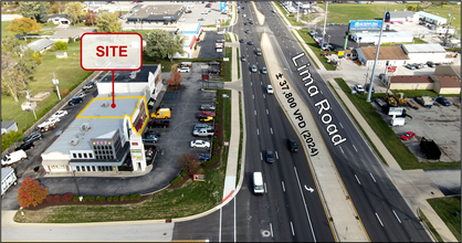9013 Lima Rd, Fort Wayne, IN - Vue aérienne vue de carte - Image1