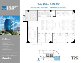 4643 S Ulster St, Denver, CO à louer Plan d’étage– Image 1 sur 2