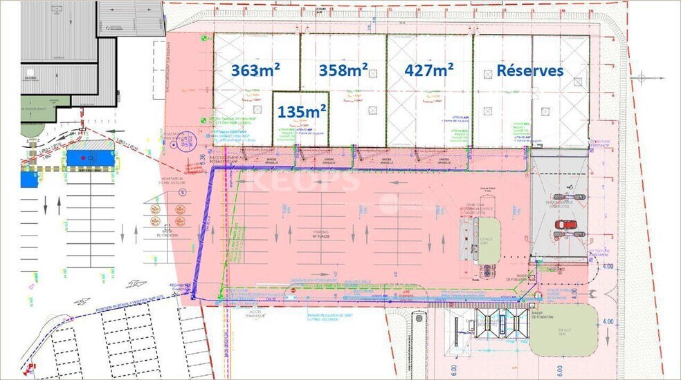 Local commercial dans Saint-Lys à louer - Plan d’étage – Image 3 sur 3