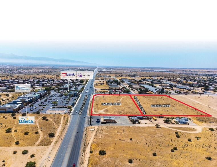 Main St & Topaz Ave., Hesperia, CA à vendre - Photo de l’immeuble – Image 3 sur 7