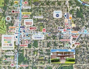 14813 Kilpatrick Ave, Midlothian, IL - VUE AÉRIENNE  vue de carte