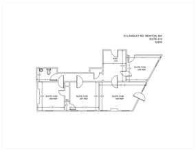47-61 Langley Rd, Newton, MA à louer Plan de site– Image 1 sur 1