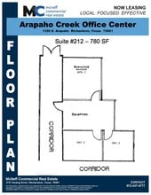 1350 E Arapaho Rd, Richardson, TX à louer Plan d’étage– Image 1 sur 1