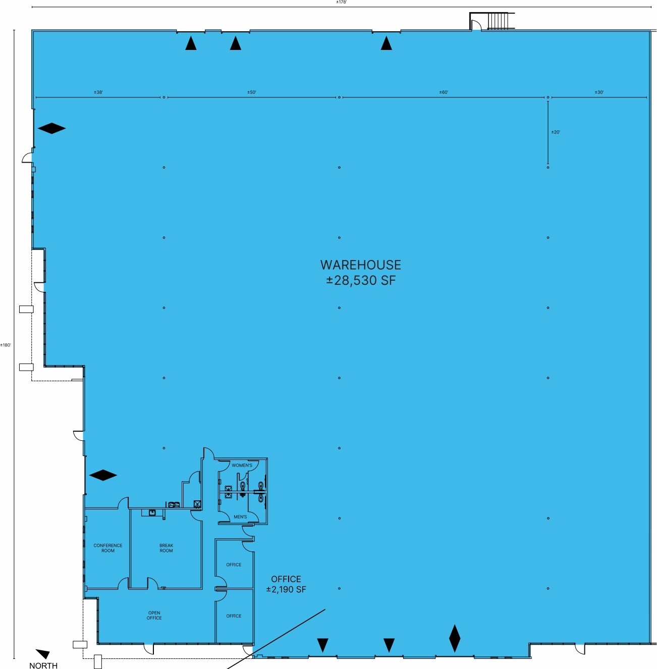 14300-14390 Catalina St, San Leandro, CA à louer Plan d’étage– Image 1 sur 1