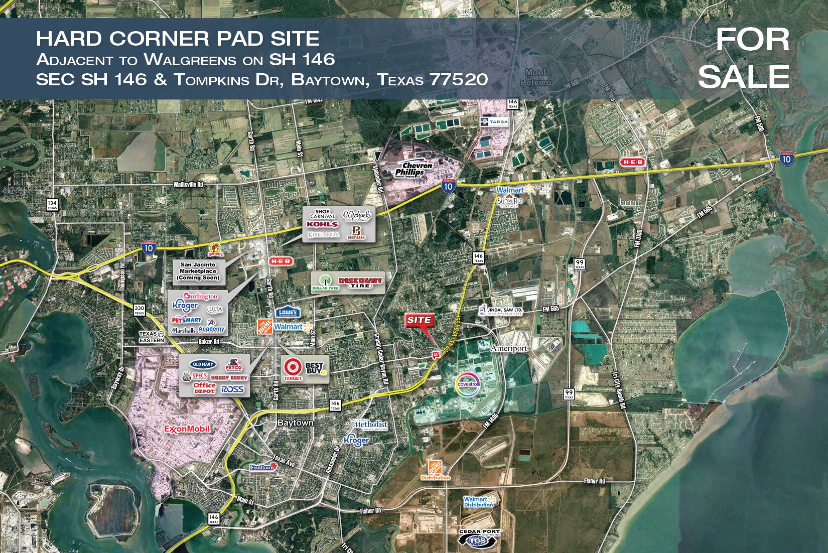 Tompkins Dr, Baytown, TX à vendre Photo de l’immeuble– Image 1 sur 3