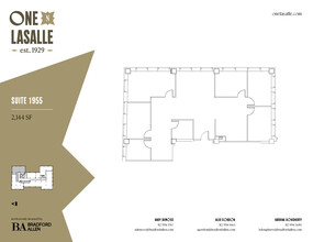 1 N La Salle St, Chicago, IL à louer Plan d’étage– Image 1 sur 1