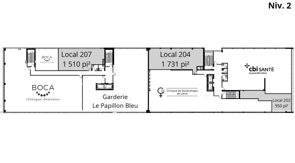 6750 Boul Guillaume-Couture, Lévis, QC à louer - Plan d’étage – Image 2 sur 5