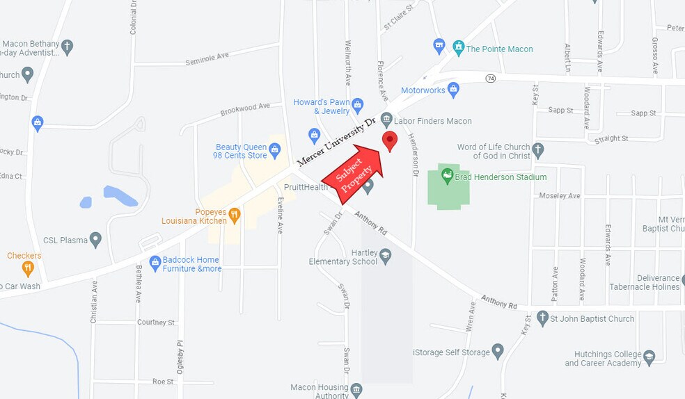 3100 Mercer University Dr, Macon-Bibb, GA à louer - Photo de l’immeuble – Image 2 sur 15