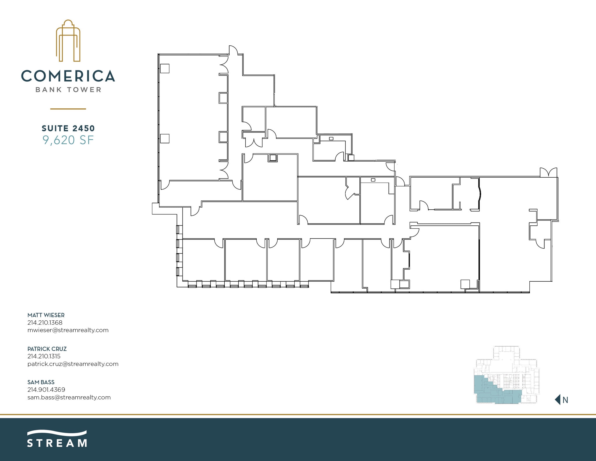 1717 Main St, Dallas, TX à louer Plan d’étage– Image 1 sur 1