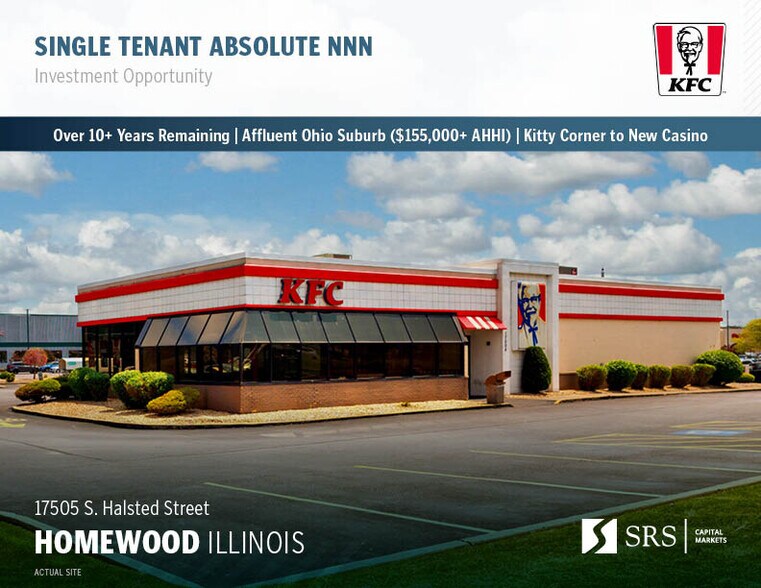17505 Halsted St, Homewood, IL à vendre - Photo de l’immeuble – Image 1 sur 7