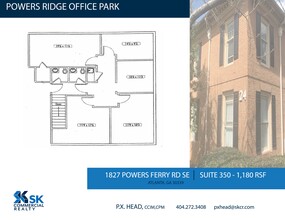 1827 Powers Ferry Rd SE, Atlanta, GA à louer Plan de site– Image 1 sur 1