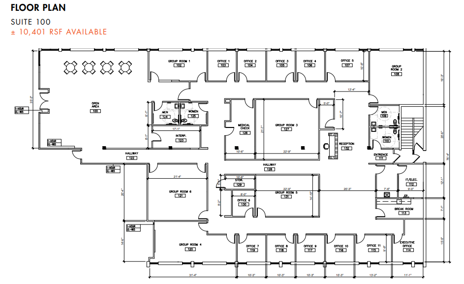 5624 Executive Center Dr, Charlotte, NC à louer Plan d’étage– Image 1 sur 1