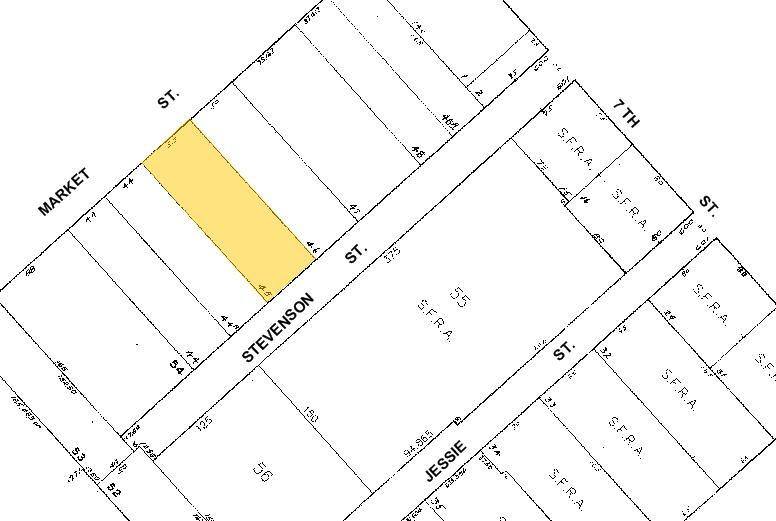 1133-1139 Market St, San Francisco, CA à louer - Plan cadastral – Image 2 sur 16