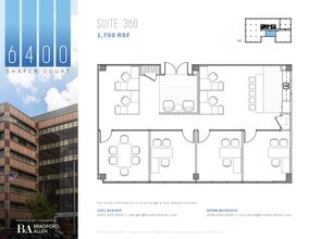 6400 Shafer Ct, Rosemont, IL à louer Plan d’étage– Image 1 sur 1