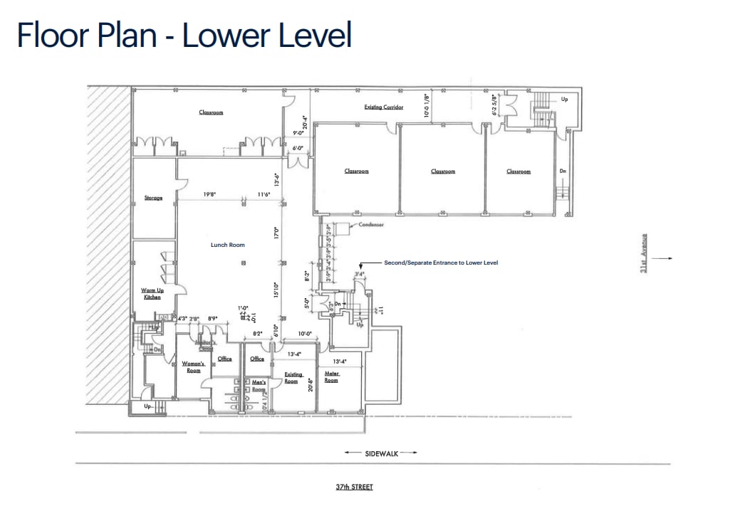 31-18 37th St, Astoria, NY à louer Plan d’étage– Image 1 sur 1