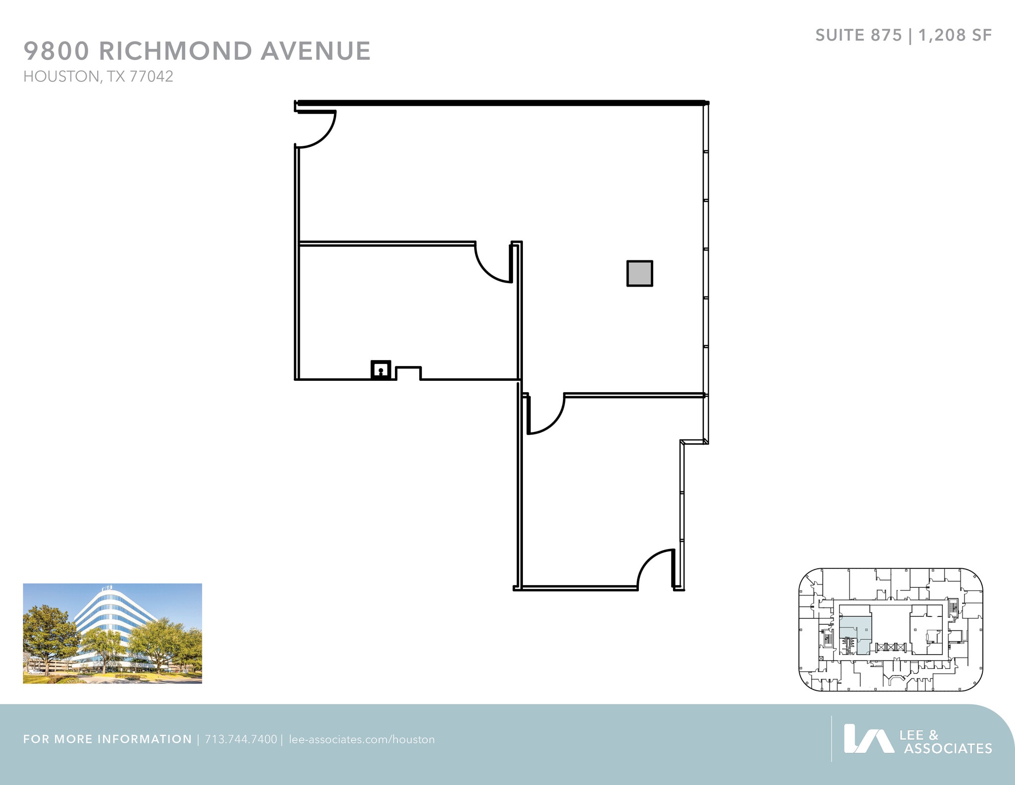 9800 Richmond Ave, Houston, TX à louer Plan d’étage– Image 1 sur 1