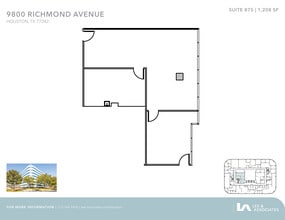 9800 Richmond Ave, Houston, TX à louer Plan d’étage– Image 1 sur 1