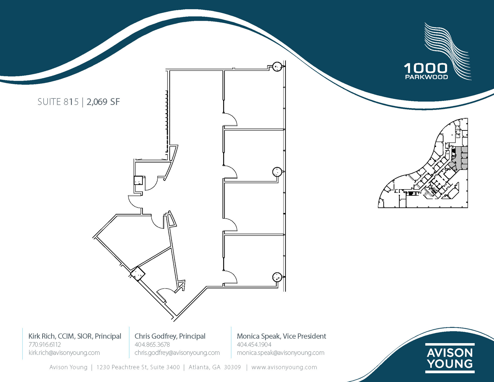 1000 Parkwood Cir SE, Atlanta, GA à louer Plan d’étage– Image 1 sur 1