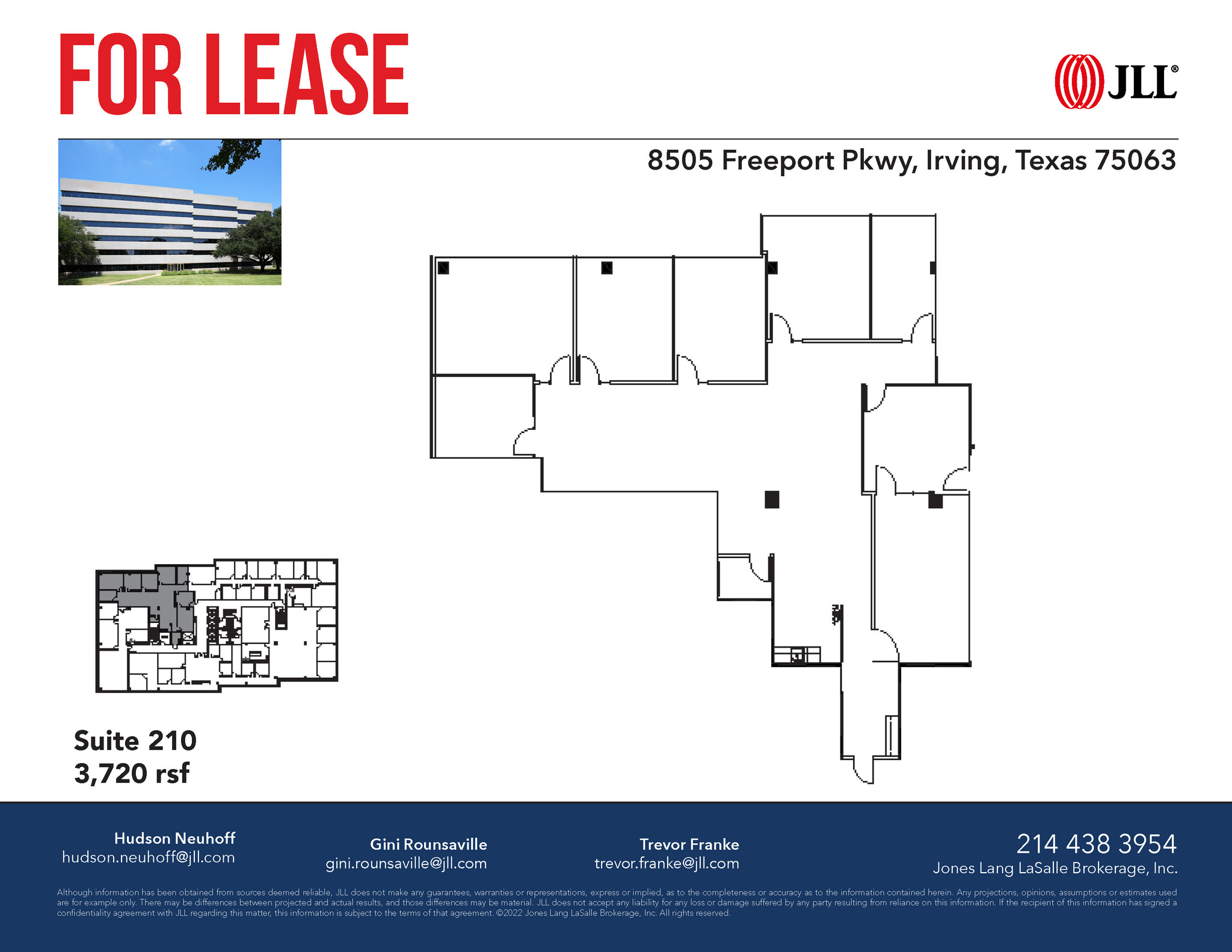 8505 Freeport Pky, Irving, TX à louer Plan d’étage– Image 1 sur 1