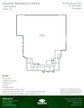 17819 Gillette Ave, Irvine, CA à louer Plan d’étage– Image 1 sur 1