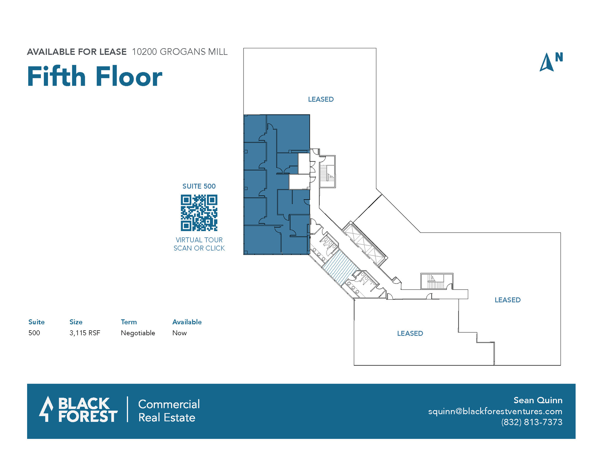 10200 Grogans Mill Rd, The Woodlands, TX à louer Plan d’étage type– Image 1 sur 1