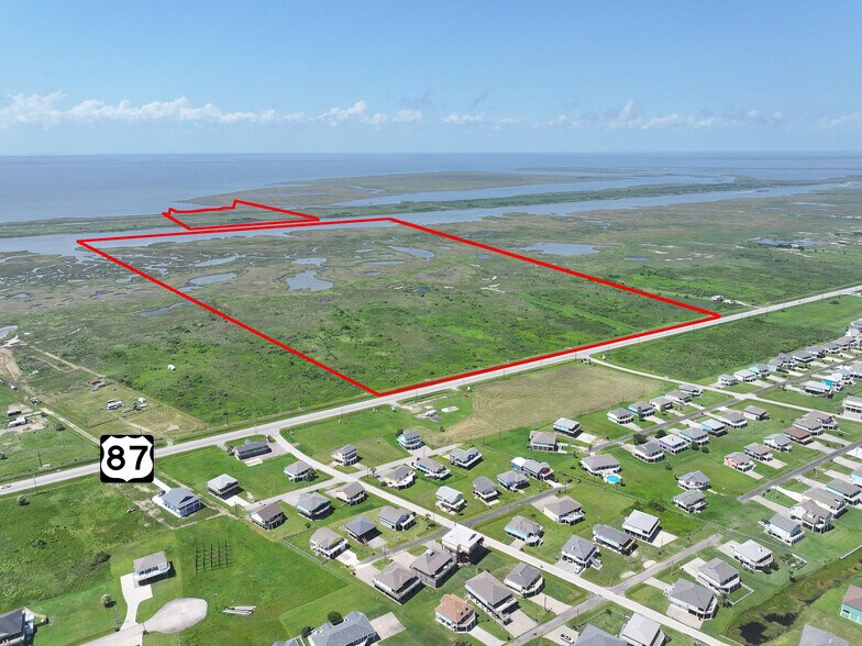 3127 Hwy 87, Crystal Beach, TX à vendre - Aérien – Image 3 sur 6