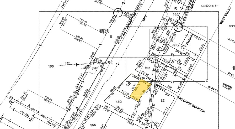 400 W 63rd St, New York, NY à louer - Plan cadastral – Image 2 sur 48