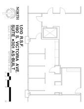1190 S Victoria Ave, Ventura, CA à louer Plan d’étage– Image 1 sur 1