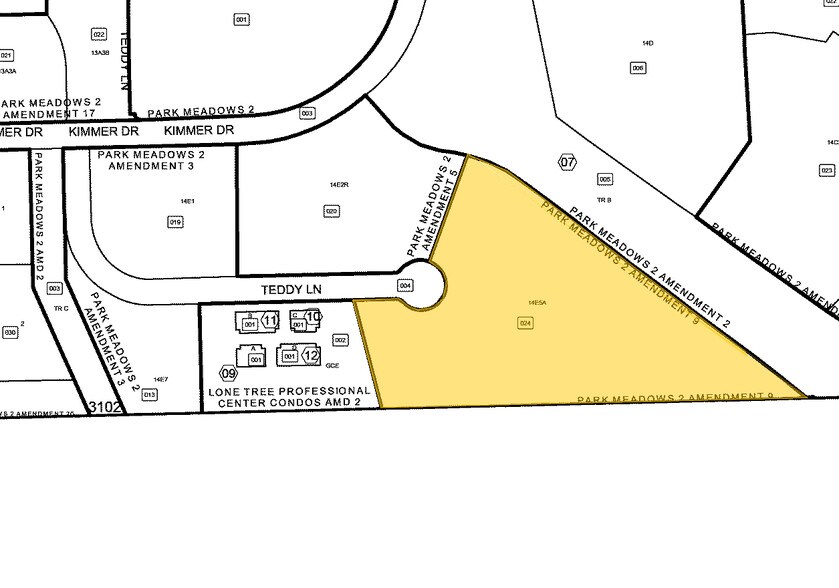 9364 Teddy Ln, Lone Tree, CO à vendre - Plan cadastral – Image 2 sur 23