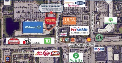 389 Winchester Park Blvd, Boynton Beach, FL - VUE AÉRIENNE  vue de carte