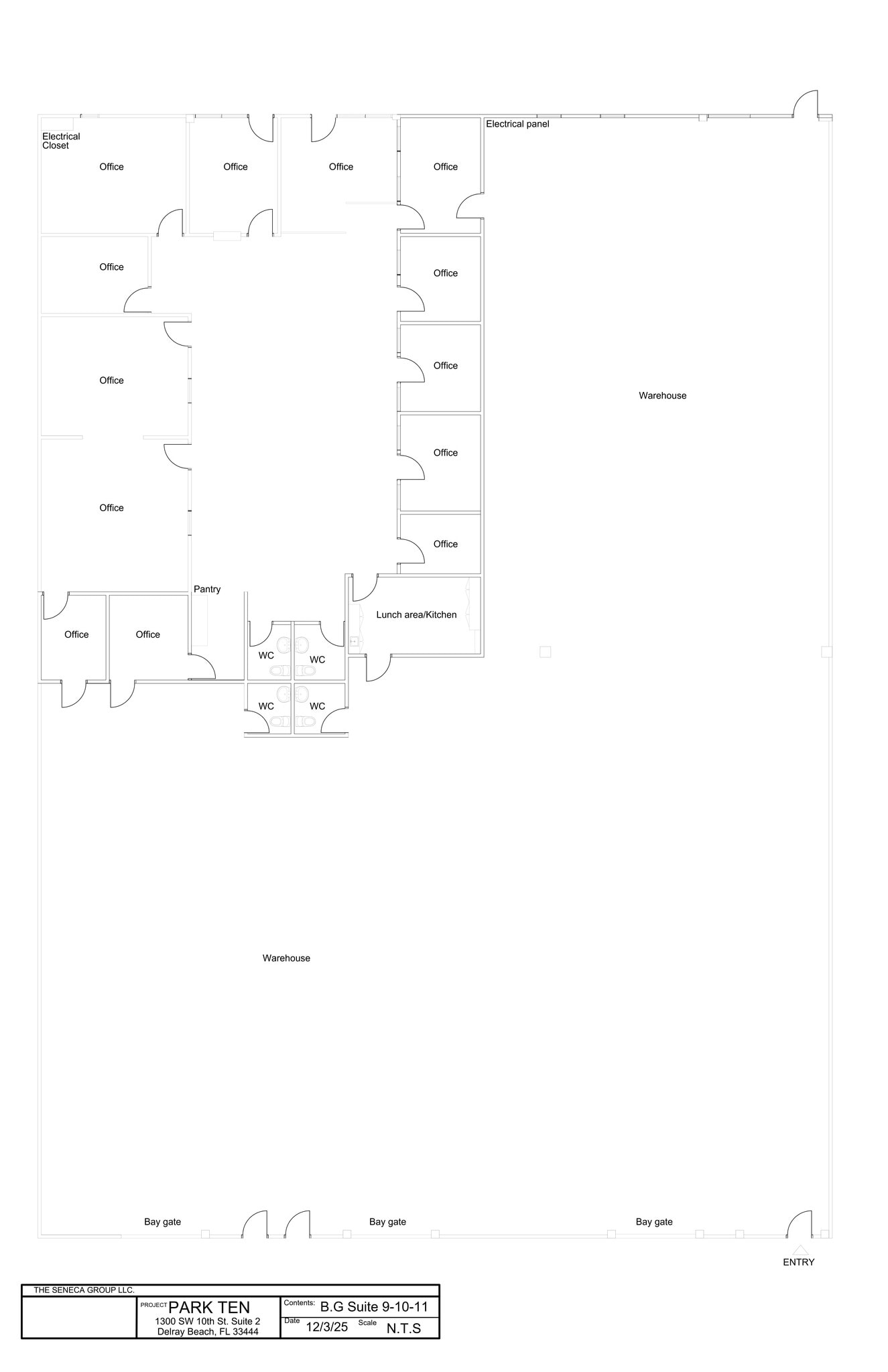1450 SW 10th St, Delray Beach, FL à louer Plan de site– Image 1 sur 1