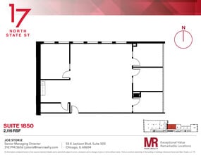 17 N State St, Chicago, IL à louer Plan d’étage– Image 1 sur 1