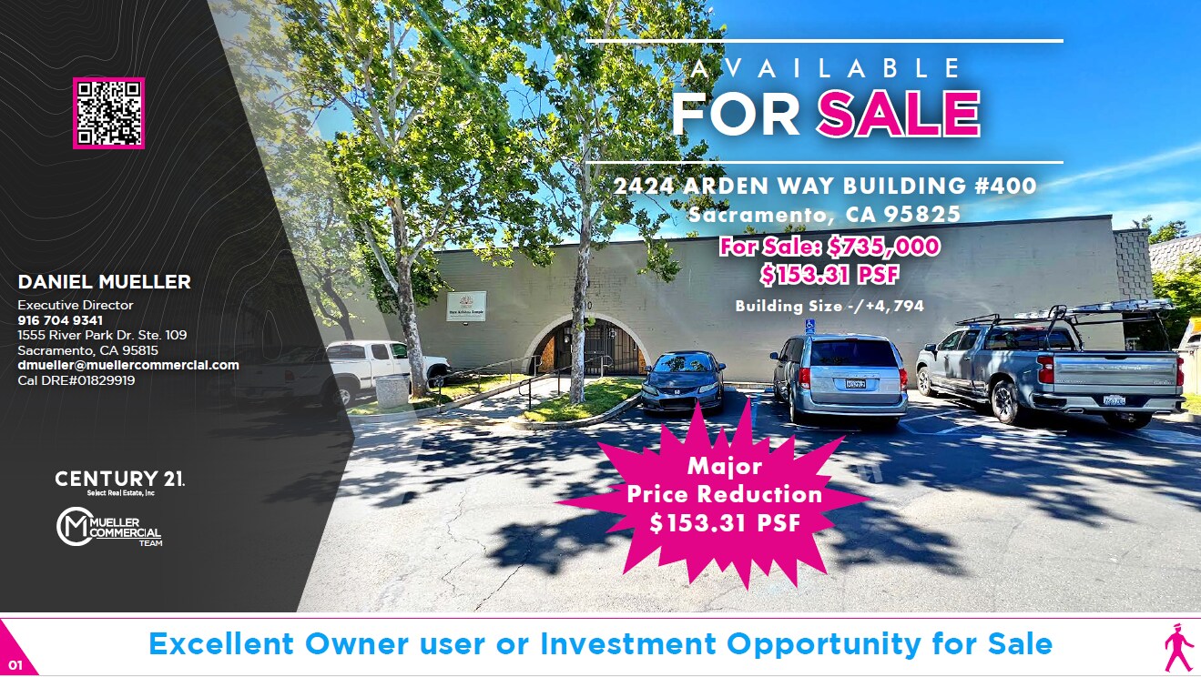 2424 Arden Way, Sacramento, CA à vendre Photo de l’immeuble– Image 1 sur 17