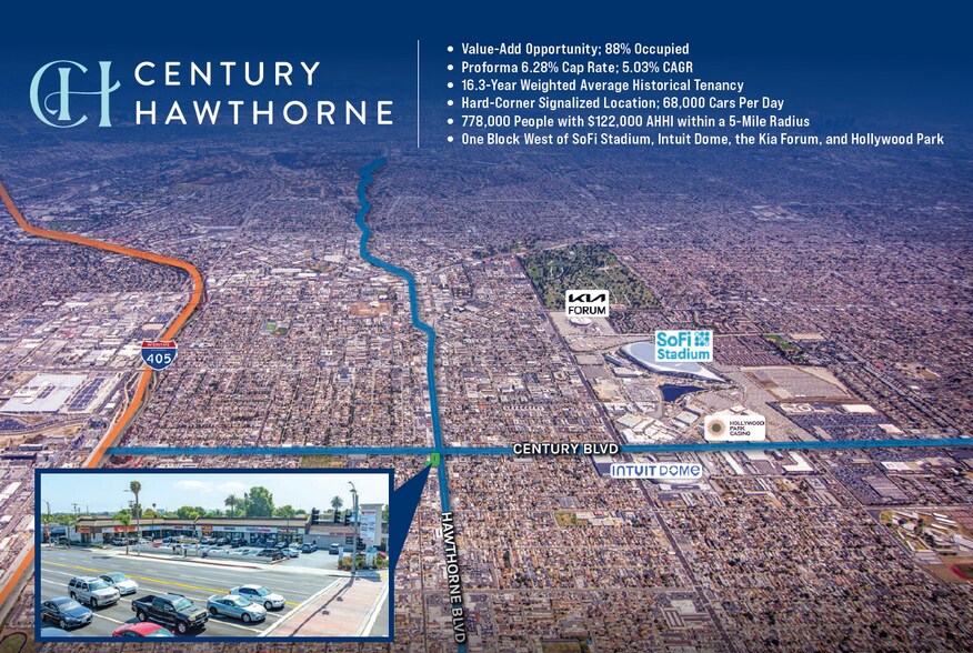 10001-10025 Hawthorne Blvd, Inglewood, CA à vendre - Photo de l’immeuble – Image 1 sur 5