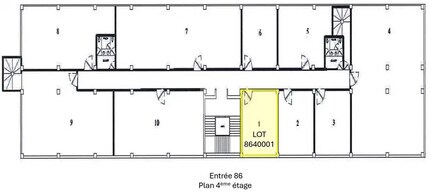 Local commercial dans Ris-Orangis à louer Plan d’étage– Image 1 sur 3