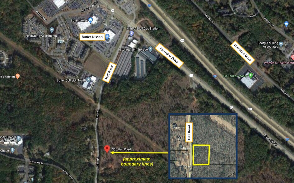 1365 Hall Rd, Macon-Bibb, GA à vendre - Photo principale – Image 1 sur 1
