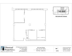 180 Varick St, New York, NY à louer Plan de site– Image 1 sur 1