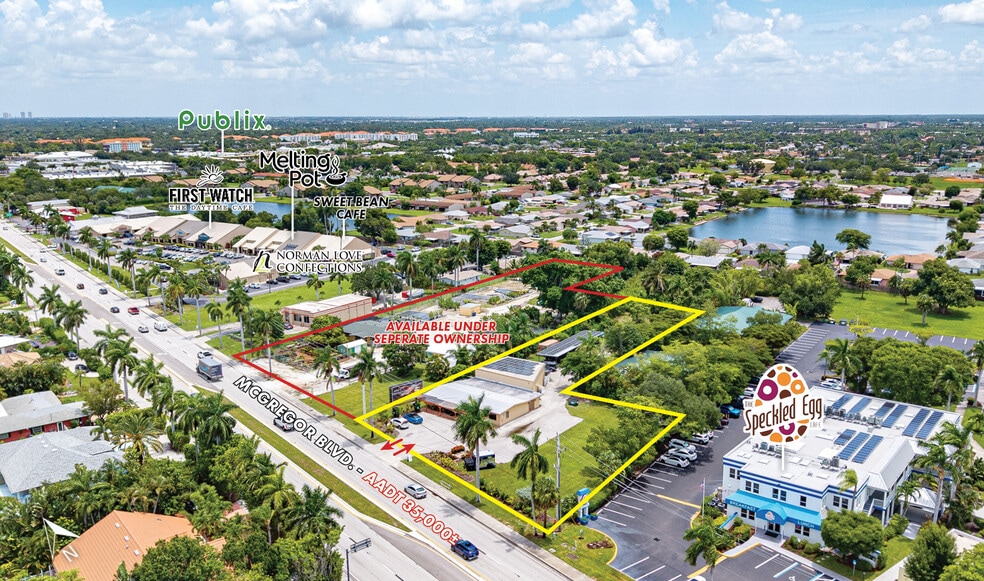13371 McGregor Blvd, Fort Myers, FL à vendre - Aérien – Image 3 sur 5