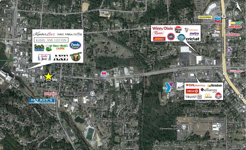 136 E Main St, Prattville, AL à louer - Photo de l’immeuble – Image 3 sur 8