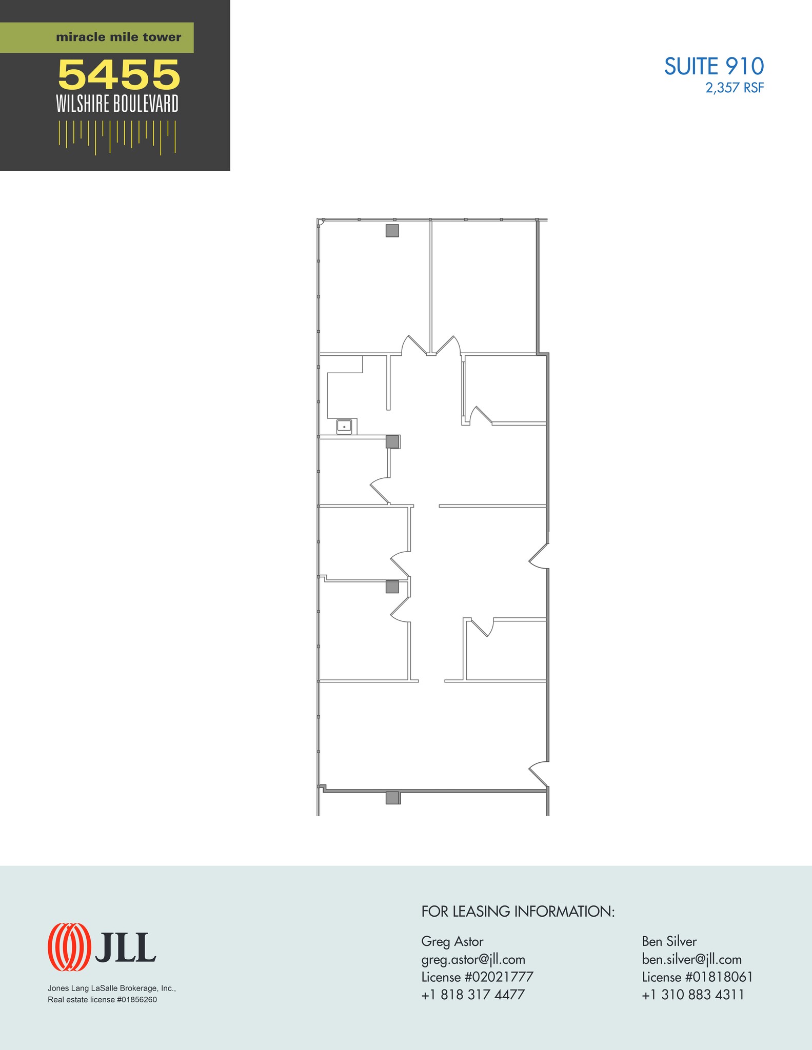 5455 Wilshire Blvd, Los Angeles, CA à louer Plan de site– Image 1 sur 1